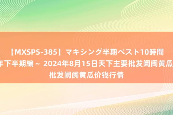 【MXSPS-385】マキシング半期ベスト10時間 ~2014年下半期編~ 2024年8月15日天下主要批发阛阓黄瓜价钱行情