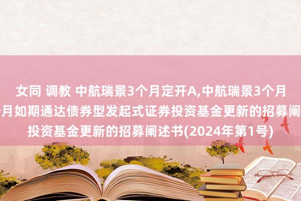 女同 调教 中航瑞景3个月定开A,中航瑞景3个月定开C: 中航瑞景3个月如期通达债券型发起式证券投资基金更新的招募阐述书(2024年第1号)