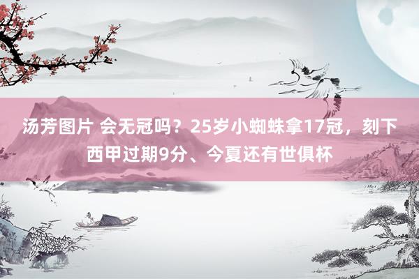 汤芳图片 会无冠吗？25岁小蜘蛛拿17冠，刻下西甲过期9分、今夏还有世俱杯